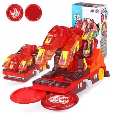 6 Fit Screecheres Transformation Wild Cars Burst Speed Deformation Car Capture Wafer 360 Action Figures Kids Toys For Boys