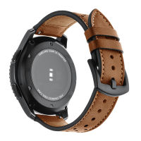 2022mm strap For Galaxy Watch 46mm42mmActive Samsung Gear S3 frontierS2Sports Genuine Leather Band Watch GT S 3 2 46