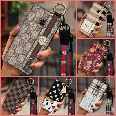 Original cute Phone Case For Samsung Galaxy Xcover4/SM-G390 Simple Phone Holder Small daisies cartoon Plaid texture TPU