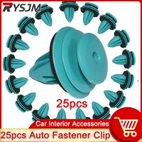 25pcs Green Nylon Retaining Clip for Toyota Bumper Door Buckle Car Interior Accessories Auto Vehicle Retainer Fastener Rivet