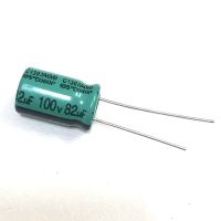 10pcs 82uF 100V 82MFD 100Volt Aluminum Electrolytic Capacitor 10*13mm Radial 82mf100v 82uf100v 100v82mf 100v82uf