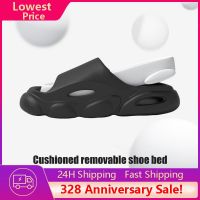 New 2023 Man Removable Slippers Soft Eva Slippers Men Fashion Flip Flops Bathroom Non-Slip Slides Indoor Outdoor Sandals