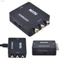 กล่องแปลงสัญญาน HDMI to AV High Quality Mini HD 1080P HDMI 2AV Video Converter Box HDMI to RCA AV/CVSB L/R Video Support บริการเก็บเงินปลายทาง