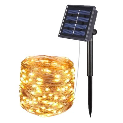 10M 20M LED Outdoor Solar Lamp Light Waterproof Garden Fairy Luz Foco Sensor Guirlande Exterior Home Holiday Decoration