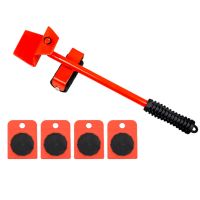 Moving Furniture Roller Move Tool Furniture Transport Lifter tool Set Heavy Stuffs Moving Hand Tools Set Wheel Bar Mover Device Furniture Protectors