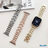 Bluesen สายรัดข้อมือโลหะสำหรับนาฬิกา Apple Ultra Band 49มม. IWatch Series 8 7 6 5 SE 44มม. 40มม. 41มม. 45มม. สำหรับผู้หญิงสร้อยข้อมือรูปหัวใจ