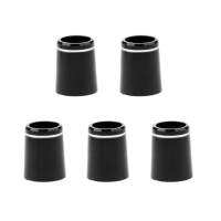 Online-Home 10Pcs Black Golf Tip เพลาเหล็ก Ferrules อะแดปเตอร์แหวนเงิน2ขนาด