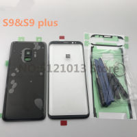 ต้นฉบับสำหรับ Samsung Galaxy S9 G960 S9บวก G965ฝาครอบกระจกด้านหลังฝาหลังครอบแบตเตอรี่กระจกหน้ากล้องถ่ายรูประบบสัมผัสประตู