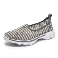 MARSON Womens Casual Flats Shoes Breathable Mesh Lazy For Ladies Walking Light Comfortable Outdoor Female Flats Plus Size