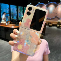 ดอกไม้ N2ออปโป้ไฟนด์แบบมีฝาพับแฟชั่นสไตล์สวนเคสโทรศัพท์เคสแบบพับปิดได้เคสใส่โทรศัพท์บลูเรย์ IMD