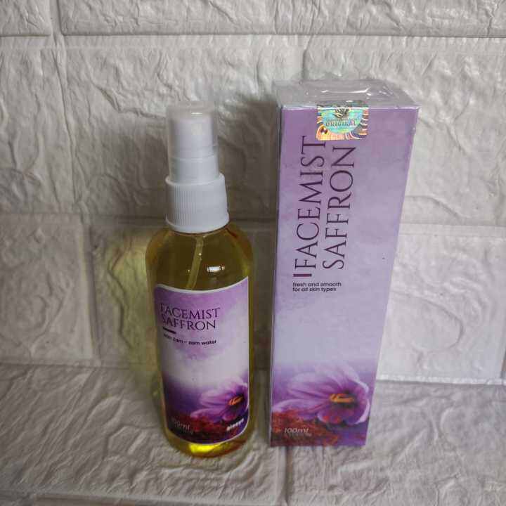 Face mist Saffron dengan air Zam Zam BERHOLOGRAM ORIGINAL 100 ML