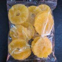 [ส่งฟรีไม่มีขั้นต่ำ] (1,000 grams) Pineapple, sweet, sweet, delicious, dried fruit, drying, drying สับปะรดแว่นอบแห้ง หวานอร่อย ผลไม้อบแห้ง สัปปรดอบแห้งJR6.3412?สินค้าขายดี?