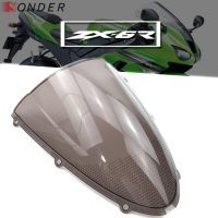 ขายดีสำหรับ Kawasaki Ninja ZX6R 2005 2006 2007 2008 05 06 07 08 ZX10R 2006 2007 06 07กระจกบังลมหน้าฟองน้ำสองชั้นกระจกบังลม