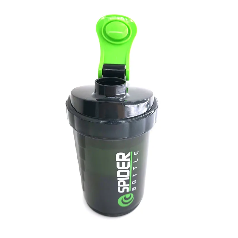 3 Layers Shaker Protein Bottle Powder Shake Cup Water Bottle