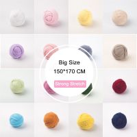 ↂ♗ 150x170CM Big Size Baby Photography Backdrop Strong Stretch Solid Color Infant Photo Shoot Background Cloth Soft Skin-friendly