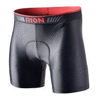 RION Men Cycling Bicycle Underwear Mens Shorts Tights Biker Bike Gym Underpants with Padding Pads Male MTB Mountain Ride Lycra