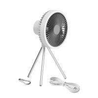 Portable Triopd Camping Fan Baby Fan For Stroller And Car Seat 10000mAh Battery Operated 27h Work Time Desk Fan With Hook For Mini Hand Held Fans