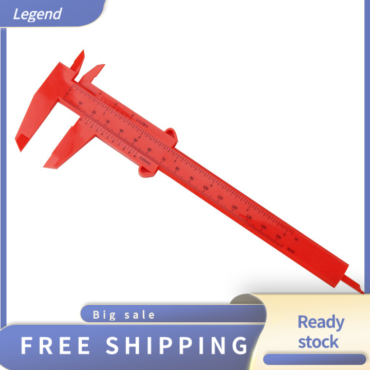 💖【Lowest price】Legend 150mm พลาสติก RULE Scale vernier caliper measure