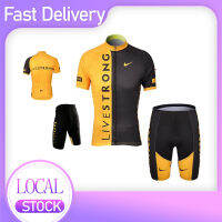 พร้อมสต็อก Livestrong ขี่จักรยานย์-JL121ใหม่แข่งดาวน์ฮิลล์เสื้อขี่จักรยานย์จักรยานเสือภูเขารถจักรยานยนต์เสื้อวิบาก Sportwear เสื้อผ้าขี่จักรยานจักรยานกลางแจ้งแขนยาวย์/กางเกง/ชุด