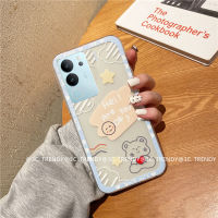 Phone Case เคส VIVO V29 V29e V29 Pro 5G ลายการ์ตูนหัวใจแห่งความรักที่น่ารักหมี2023ซิลิโคนซองนุ่มใสราคาไม่แพง