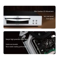 Audiophile CD Player ES9018K2M SRC 352.8KHz Lossless Music HIFI Record Player Inhalation CD Player Core Support IIS HD Output