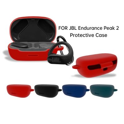 For JBL Endurance Peak 2 Protective Sleeve Soft Silicone Shell Anti-fall Earphone Case Wireless Bluetooth Earbuds Accessories Wireless Earbud Cases