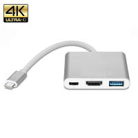 USB-C Extender Hub สายฟ้า3อะแดปเตอร์ USB Type C Hub เพื่อ HDMI เข้ากันได้4พัน USB-C D Ock PD ชาร์จสำหรับ Pro อากาศ2020