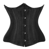 Corset สายรัดเอว ชุดเข็มขัดรัดเอว คอร์เซ็ท ชนิดผ้าฝ้าย ผ้าซาติน เอวสูง สำหรับสตรี ขนาด 32 ซม.