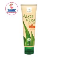 Vitara Aloe Vera Gel Plus C&amp;E 120 g (จำนวน 1 หลอด) ไวทาร่า เจลว่านหางจระเข้ ผสม วิตามินซี และ วิตามินอี เจลทาหน้า เจลทาผิว