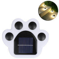 LED Solar Garden Light Outdoor Waterproof Garden Decoration Dog Cat Animal Paw Print Lights Path Lawn Lamp String Paths Light