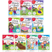 Reading with phonics English natural spelling fairy tales 10 volume set for fun and education childrens English Enlightenment natural spelling learning childrens extracurricular reading materials English original imported