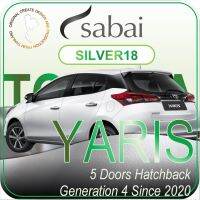 SABAI ผ้าคลุมรถยนต์ TOYOTA YARIS Hatchback 5 Doors 2020 เนื้อผ้า SILVER18 ซิลเวอร์โค้ท คลุมง่าย เบา สบาย #ผ้าคลุมสบาย ผ้าคลุมรถ sabai cover ผ้าคลุมรถกะบะ ผ้าคลุมรถกระบะ