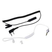 2-Pin PTT Mic Headset to 3.5mm Air Acoustic Tube Earpiece for UV-5R 888s