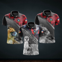 Summer  【high Quality 2023 Last Eagles Polo Shirt Full Sublimation 3d Summer T-shirt Breathable s 2023 new polo shirt