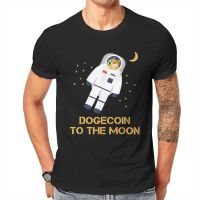 Funny Dogecoin To The Moon Doge Cryptocurrency Lover  T Shirt Men T Shirt Summer  T-shirt Tees Streetwear Harajuku