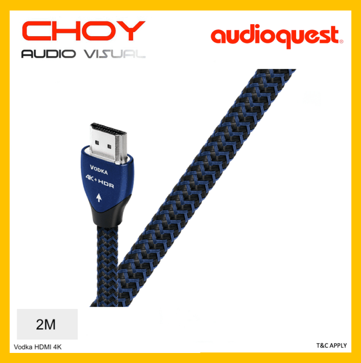 Audioquest Vodka 4K HDMI Cable 2 Meter Lazada