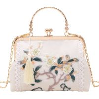 Hot selling Original niche bag for one-shoulder Messenger portable all-match mouth gold with cheongsam light-colored Hanfu