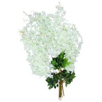 12 Pcs Wisteria Flower Vines Garland, 3.75 Feet Artificial Flower Strings, Fake Hanging Flowers, Silk Wisteria