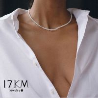 17KM Vintage Pearl Necklace For Women Fashion Coin Pendants Necklaces Simple 2022 New Portrait Pearl Chokers Jewelry Gift Headbands