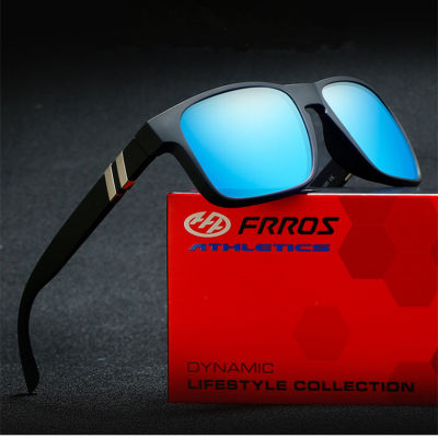 Frros ยี่ห้อออกแบบแว่นกันแดด P olarized ผู้ชายไดร์เวอร์ S hades ชายวินเทจอาทิตย์แว่นตาสำหรับผู้ชาย spuare กระจกฤดูร้อน oculos f9508.