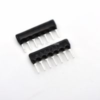 20PCS 7Pin Resistor Network Array 4.7K 4K7 ohm A472J 4.7KR 7 PINS DIP Exclusion Network Resistor array A07-472J WATTY Electronics