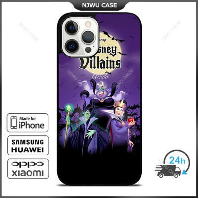 Disny Villains Ursula Phone Case for iPhone 14 Pro Max / iPhone 13 Pro Max / iPhone 12 Pro Max / XS Max / Samsung Galaxy Note 10 Plus / S22 Ultra / S21 Plus Anti-fall Protective Case Cover