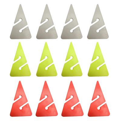 6PC Scuba Dive Cave Wreck Dive Line Arrow Markers ABS Triangle Shape guide rope indicator For Techical Cave Diving Diver