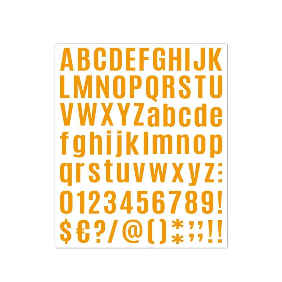 Gold & Rainbow Alphabet Stickers