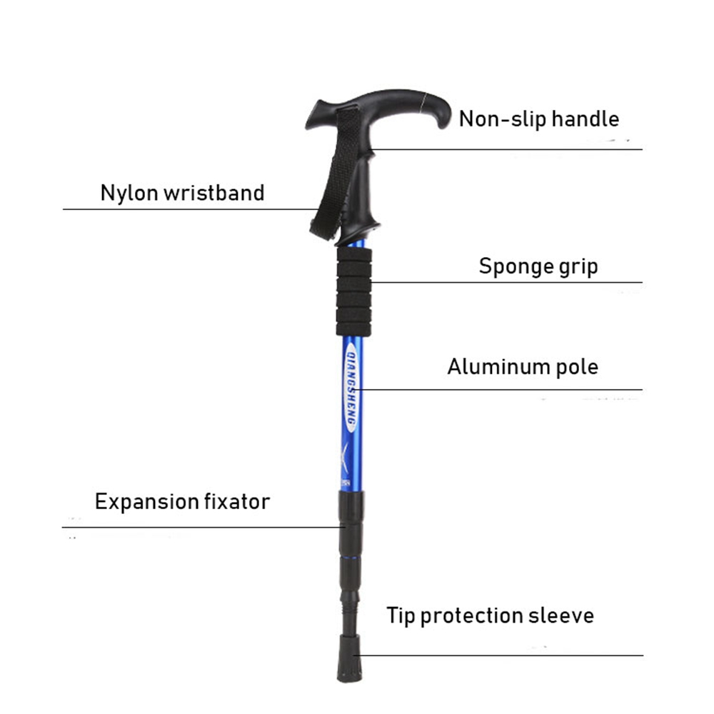 10x Anti-slip Trekking Pole Tip Protector PVC Climbing Walking Stick Cover UK 