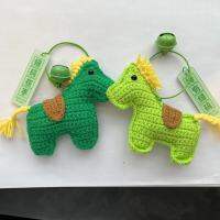 Handmade Pendant Hold Green Code Cute Health Code Keychain Wool Weaving diy Series Meaning Small Ornaments