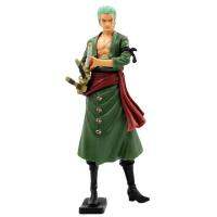 Toystoreshop 28ซม. OnePiece อะนิเมะรูป Roronoa Zoro อะนิเมะรูปปั้น PVC Action Figure Collection ของเล่น Gift