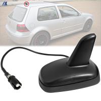 Black Shark Fin รถติดตั้งหลังคาเสาอากาศฐานอากาศต้อง AM FM พร้อมปลั๊กสำหรับ VW Golf Mk4 Mk5 Polo jetta Passat B5 3b T4 Sharan-serfgfdtr