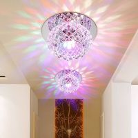 energy saving LED Ceiling Light 10cm Dia. 220V Crystal Style Decoration