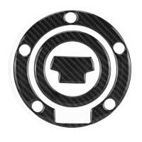 Carbon Fiber Motorcycle Gas Tank Cap Pad Cover Sticker Decals for Yamaha YZF-R1 R6